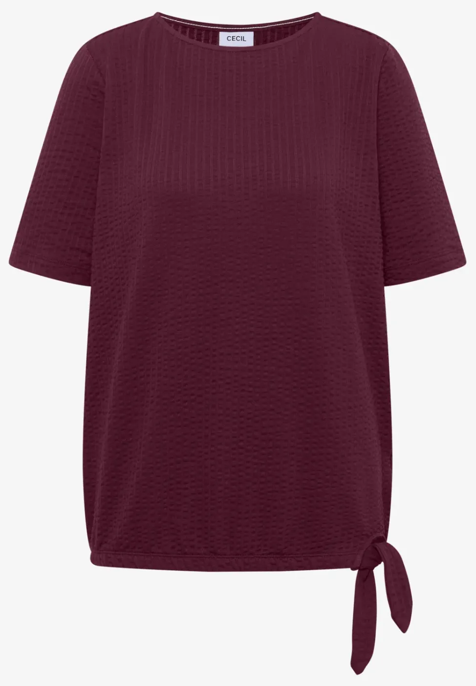 Shirt in seersucker stof