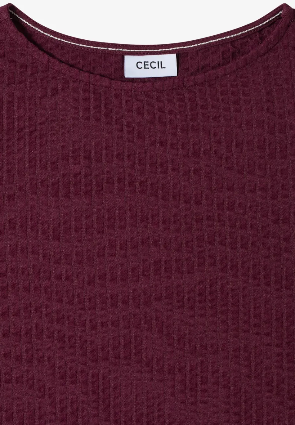 Shirt in seersucker stof