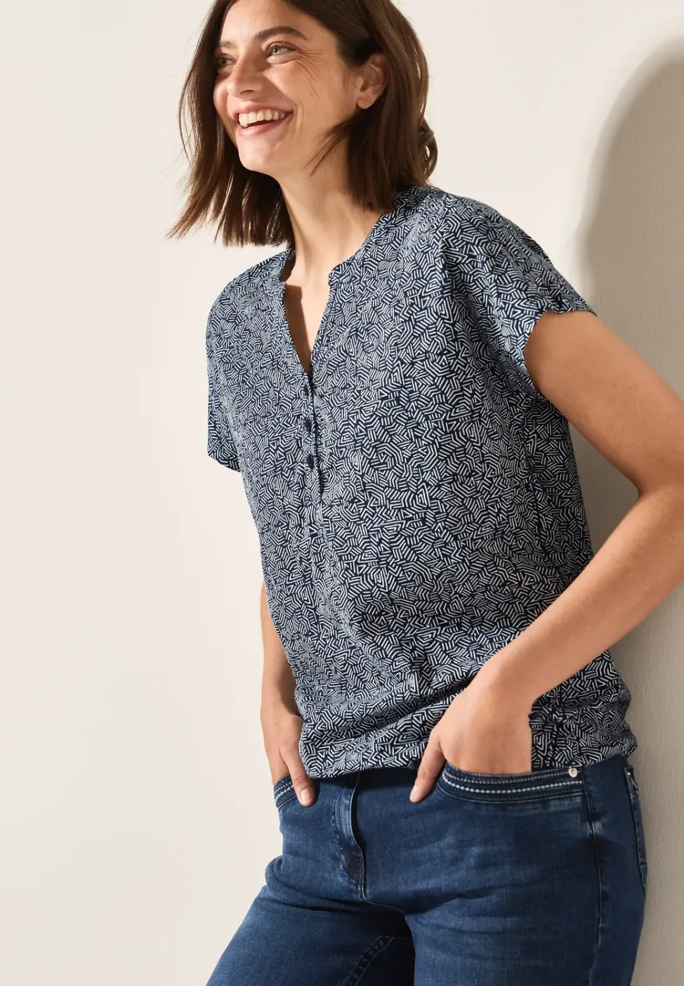 Shirt in tuniekstijl