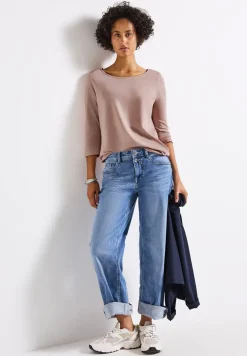 Shirt met boothals