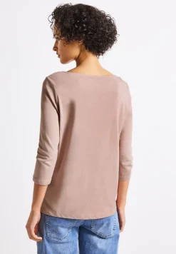 Shirt met boothals