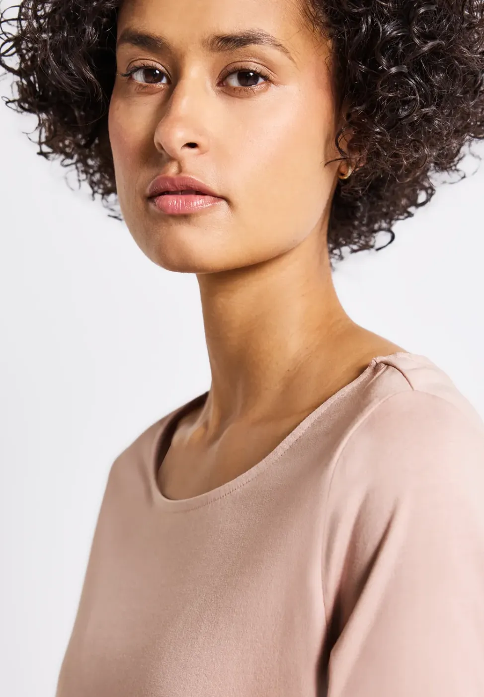 Shirt met boothals