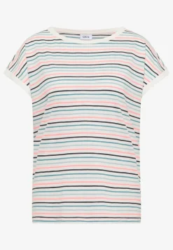 Shirt met boothals en omslagdetail