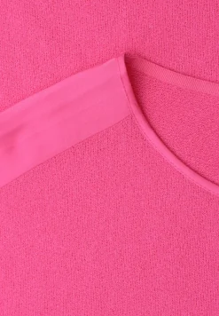 Shirt met boothals en schouderdetails