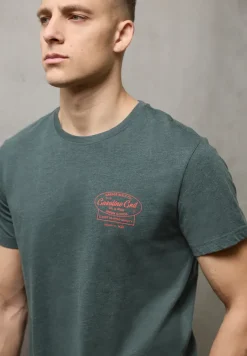 Shirt met borstprint