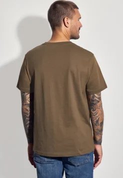 Shirt met borstprint