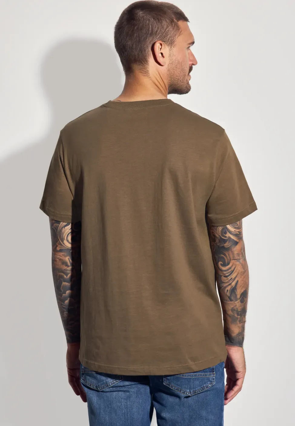 Shirt met borstprint