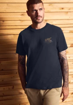Shirt met borstprint