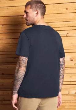 Shirt met borstprint