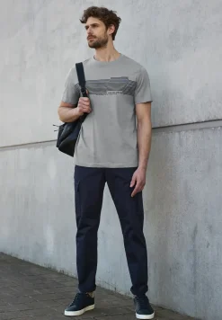 Shirt met borstprint