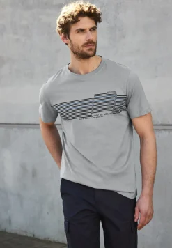 Shirt met borstprint