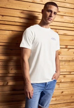 Shirt met borstprint