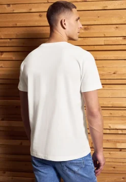 Shirt met borstprint