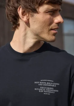 Shirt met borstprint