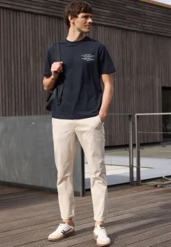Shirt met borstprint