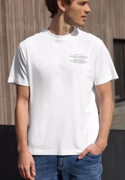 Shirt met borstprint