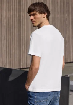 Shirt met borstprint