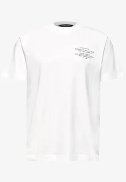 Shirt met borstprint