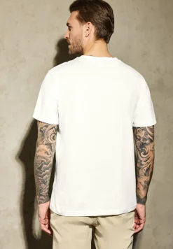 Shirt met borstprint