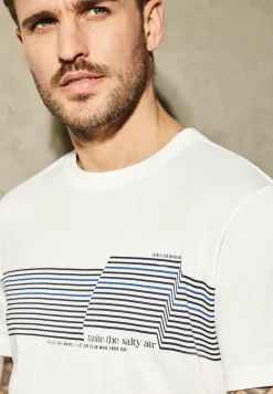 Shirt met borstprint