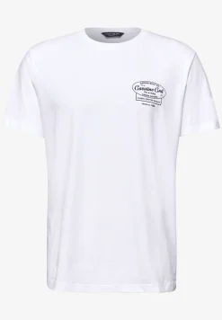 Shirt met borstprint