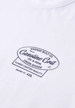 Shirt met borstprint