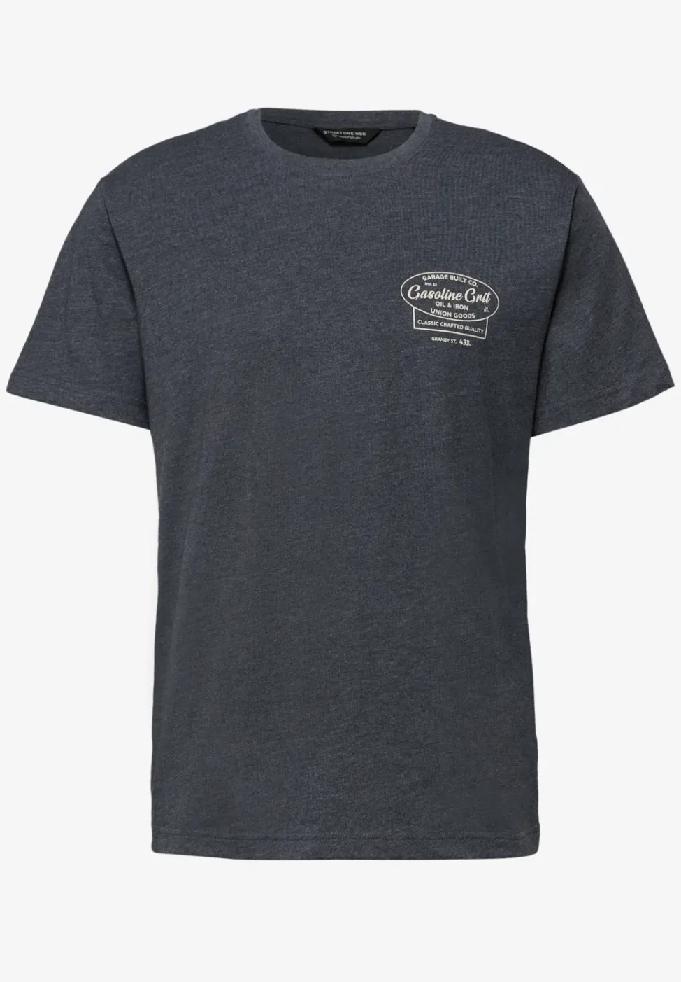 Shirt met borstprint