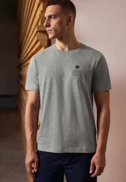Shirt met borstprint