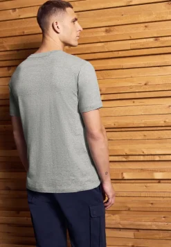 Shirt met borstprint
