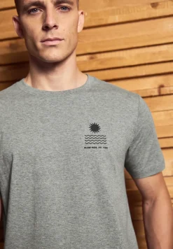 Shirt met borstprint