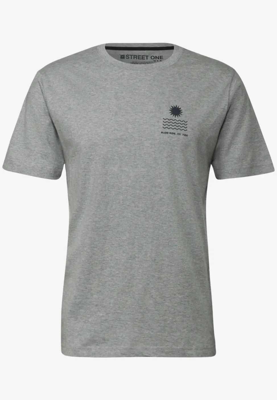 Shirt met borstprint
