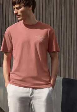 Shirt met borstprint