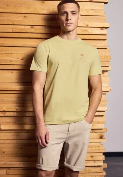 Shirt met borstprint