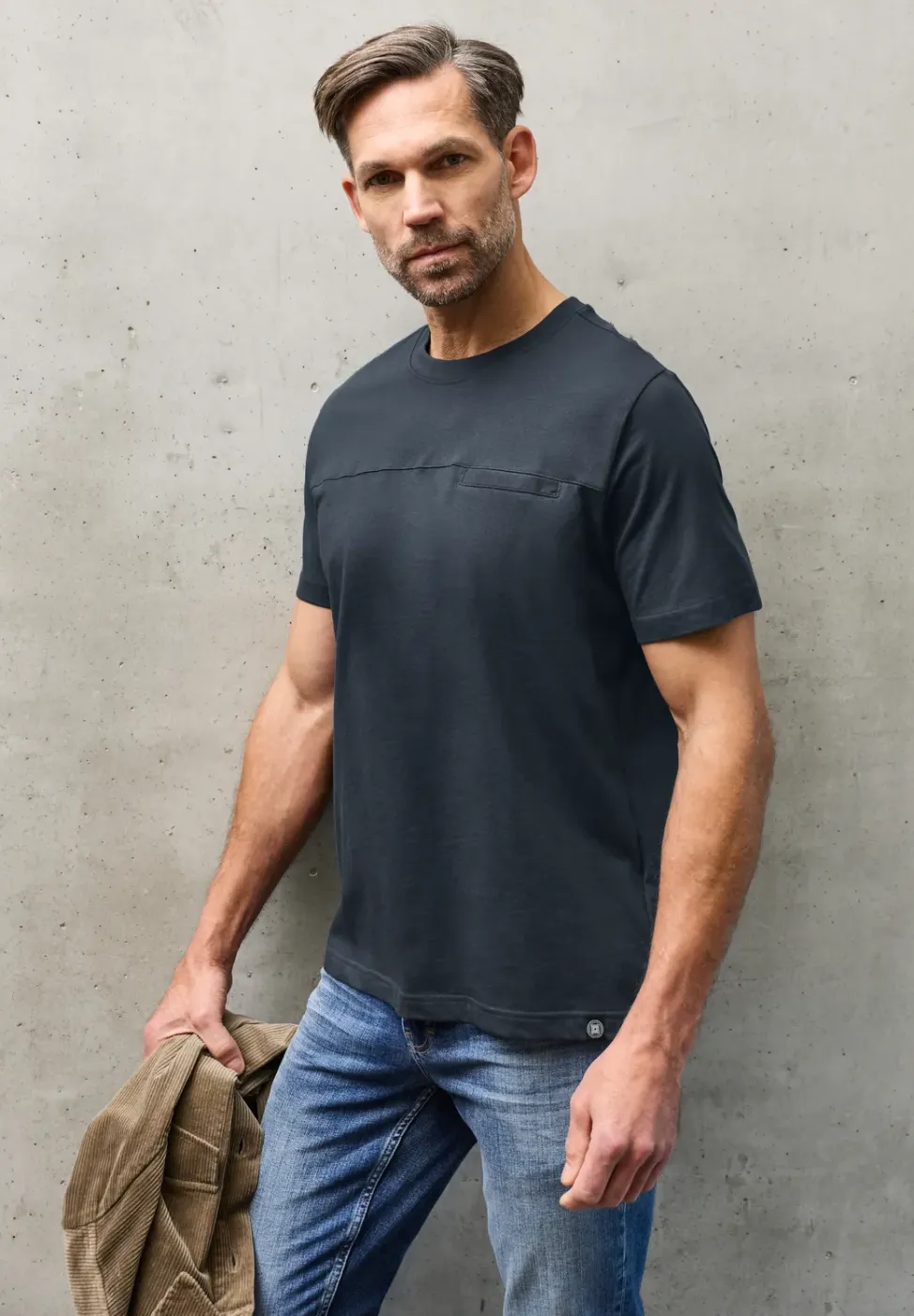 Shirt met borstzak