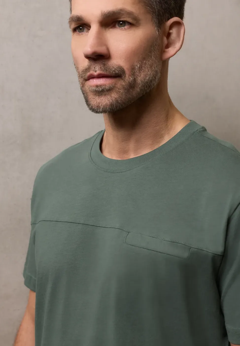 Shirt met borstzak