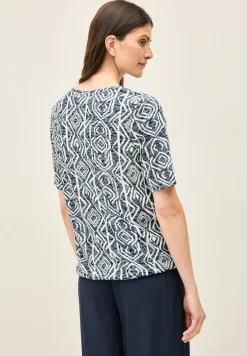 Shirt met burn-out look