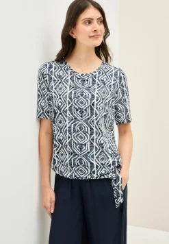 Shirt met burn-out look