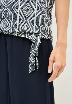 Shirt met burn-out look