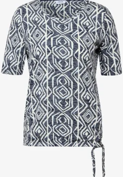 Shirt met burn-out look