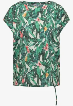 Shirt met burn-out look