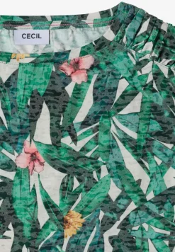 Shirt met burn-out look