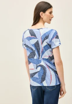 Shirt met burn-out look