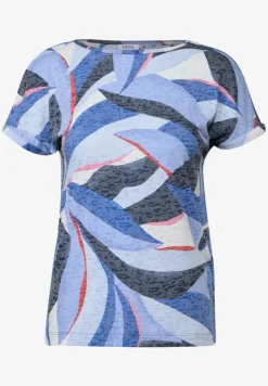 Shirt met burn-out look