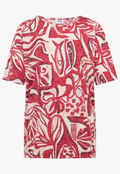 Shirt met burn-out look