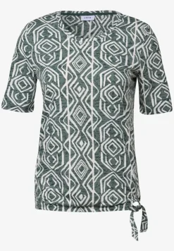 Shirt met burn-out look