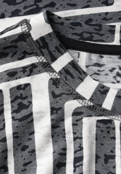 Shirt met burn-out look