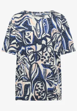 Shirt met burn-out look