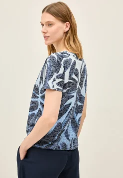 Shirt met Burnout patroon