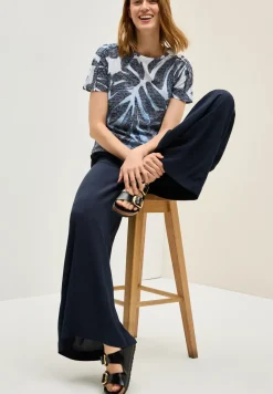Shirt met Burnout patroon