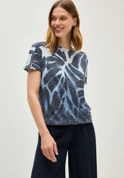 Shirt met Burnout patroon